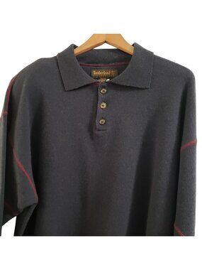 90sTimberland WeatherGear Wool and Cotton Mens Sweater Italy Long Sleeve